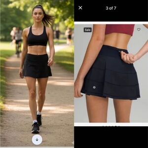 Lululemon Skort Skirt. Black. Size 8. Large.